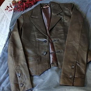 Vintage Wrangler leather jacket